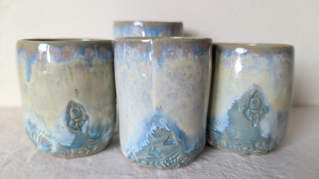 Set 4 tasses Space Aurora