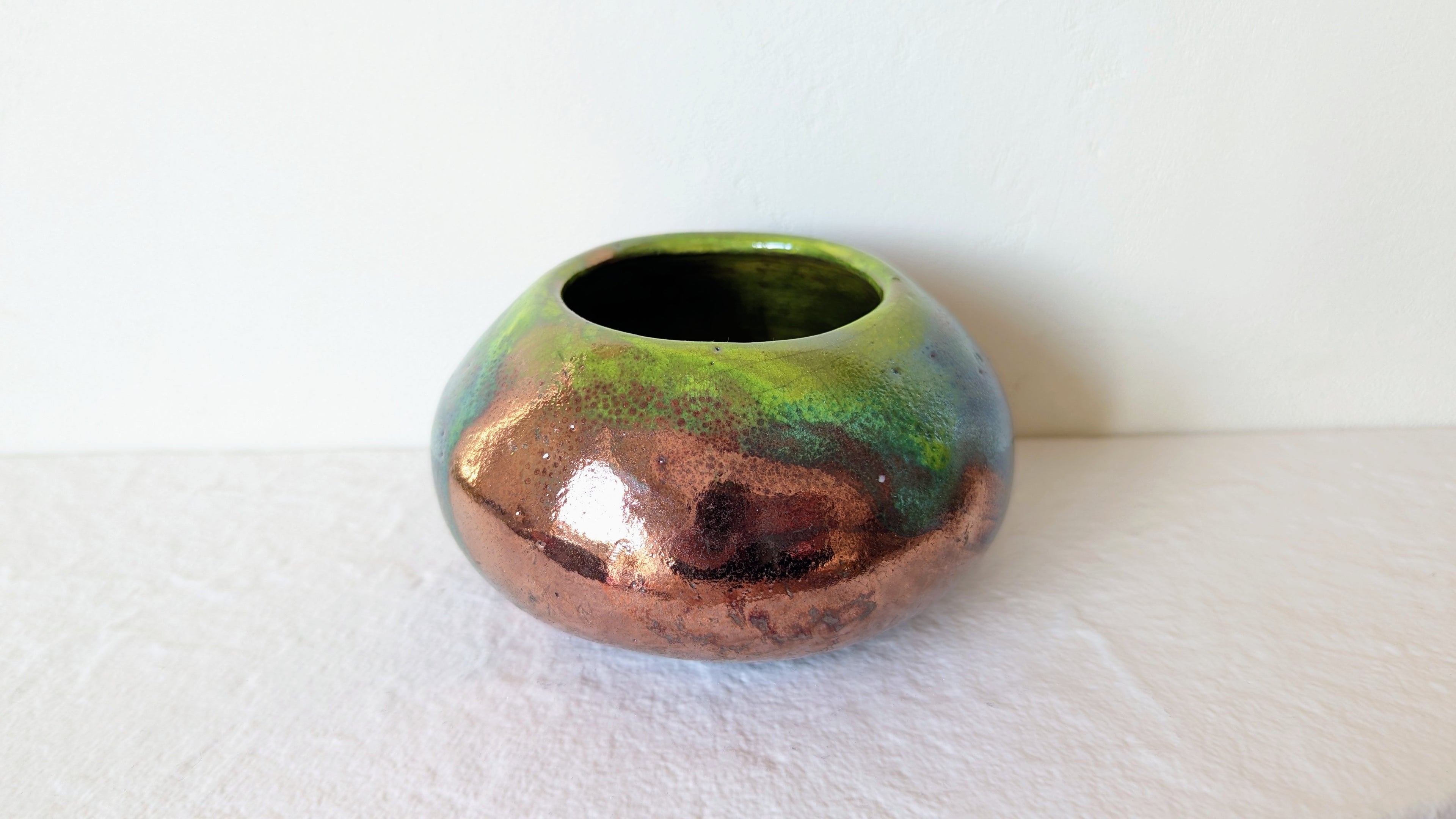 Pot RAKU Citron Vert
