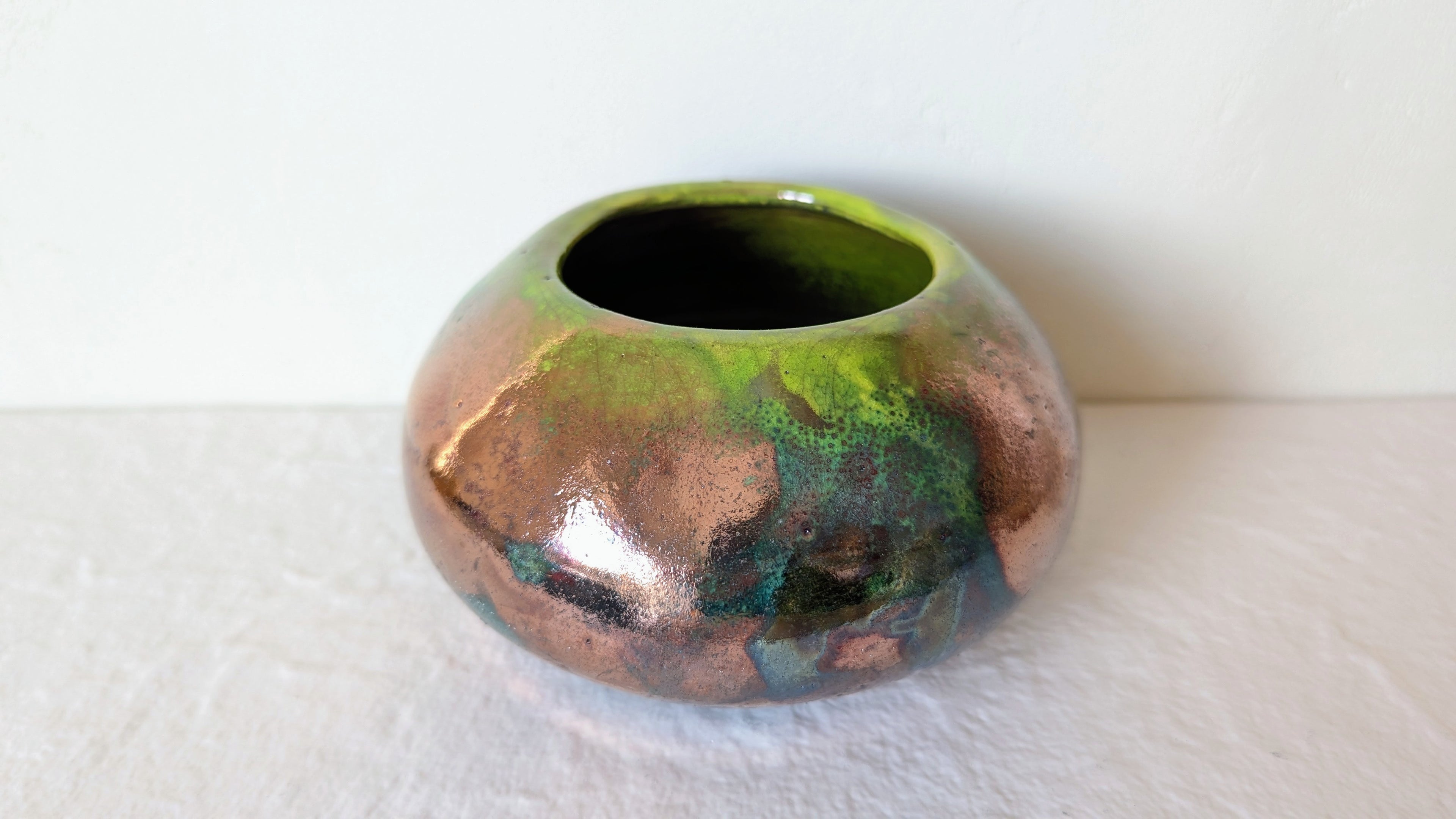 Pot RAKU Citron Vert