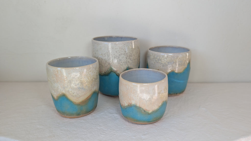 Set 4 tasses écume