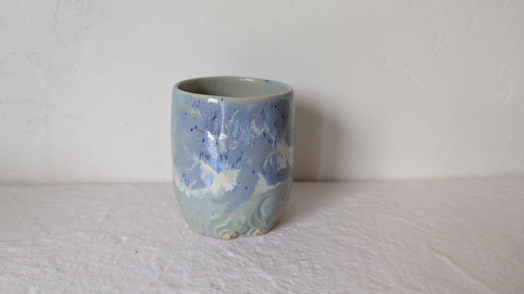 Tasse "Sirène" lustre irisé
