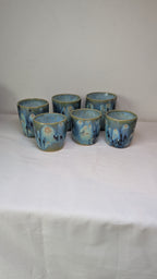 Ensemble 6 tasses à café ou thé Aurora
