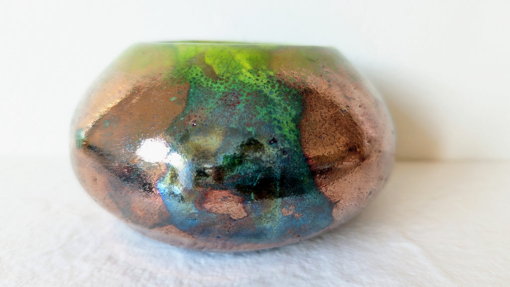 Pot RAKU Citron Vert