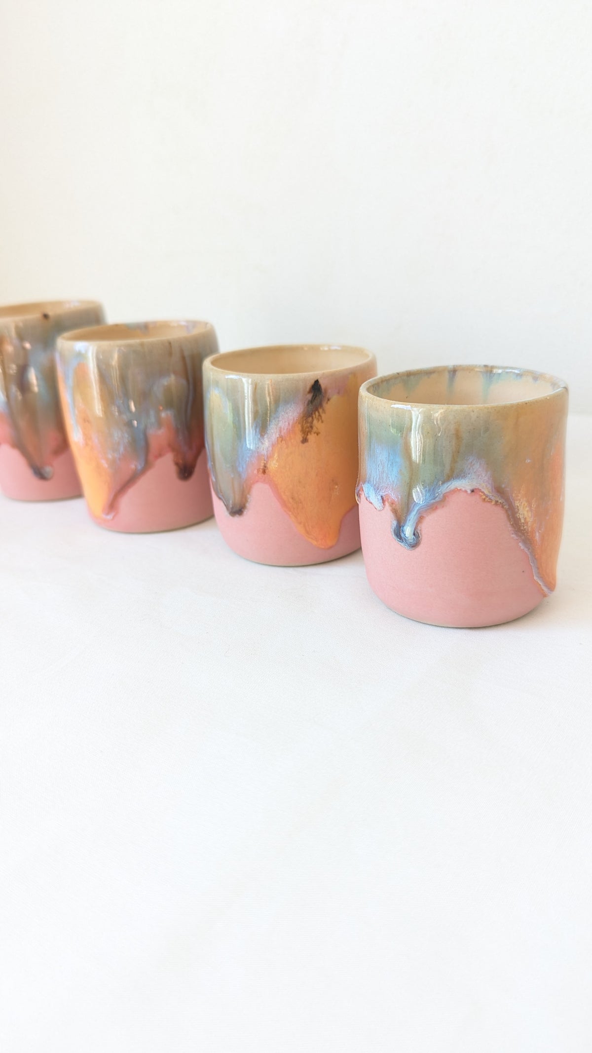 Set 4 tasses Bonne Humeur