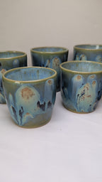 Ensemble 6 tasses à café ou thé Aurora