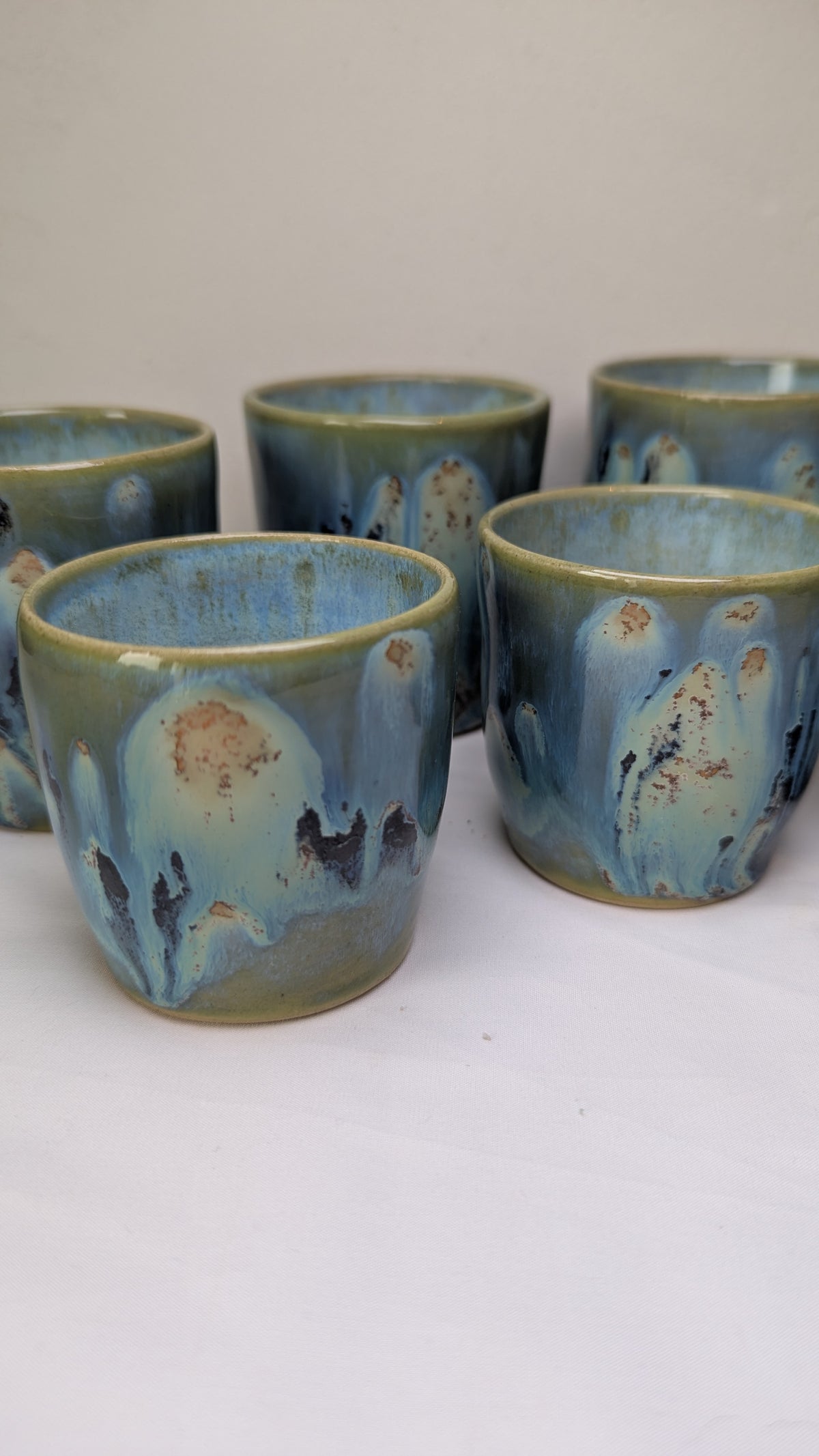 Ensemble 6 tasses à café ou thé Aurora
