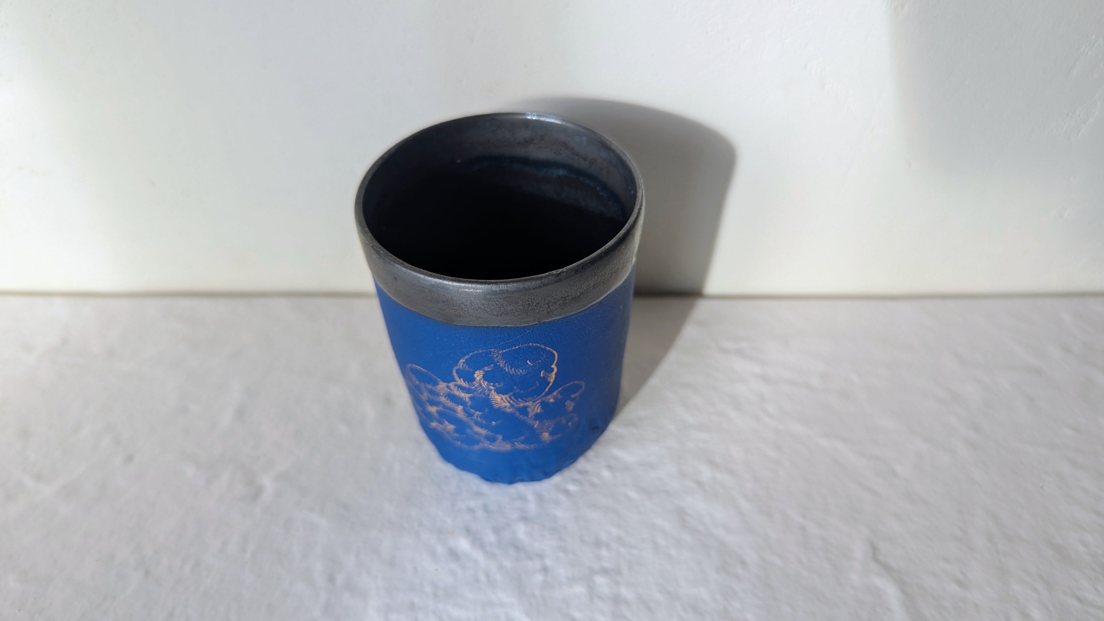 Tasse Espresso nuage plaqué or