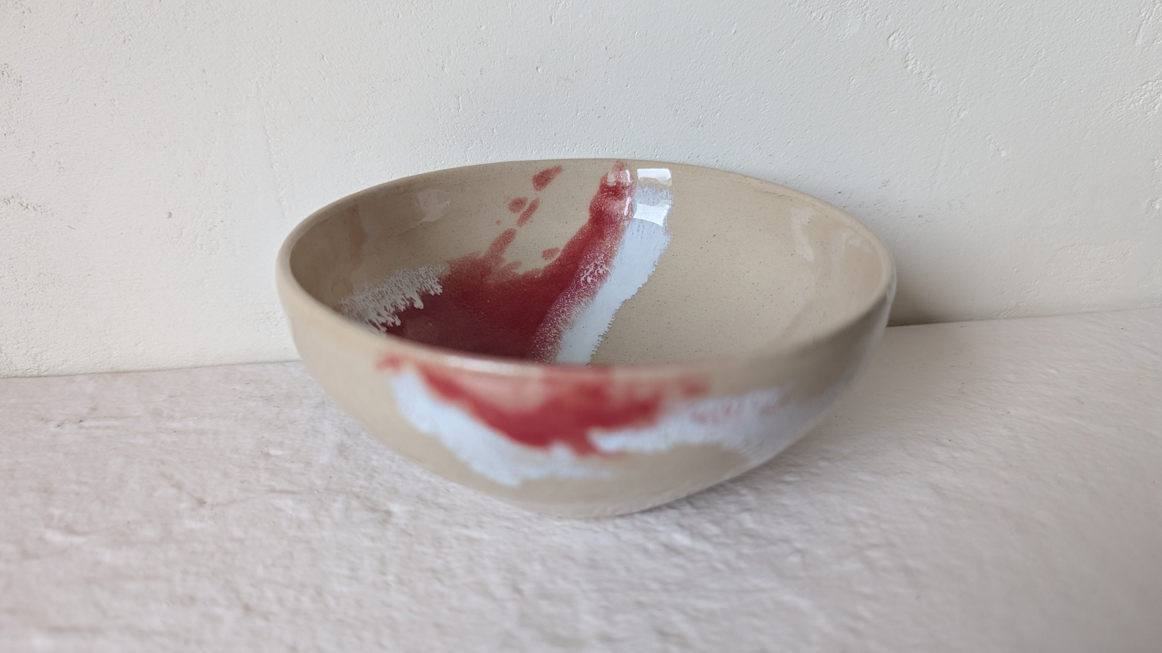 Coupelle pinceau rouge