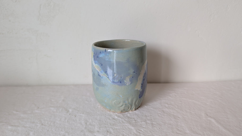Tasse "Sirène" lustre irisé
