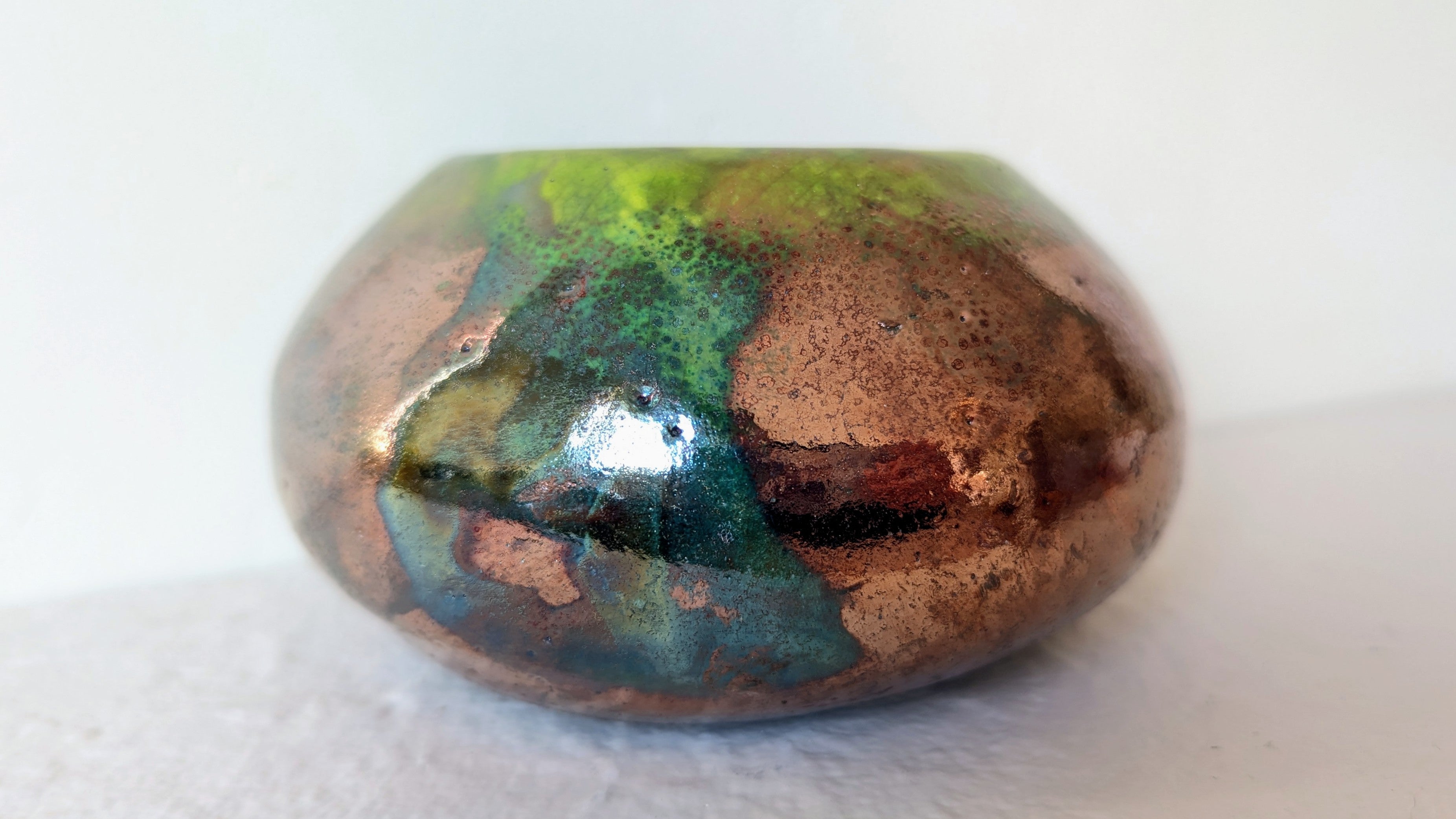 Pot RAKU Citron Vert