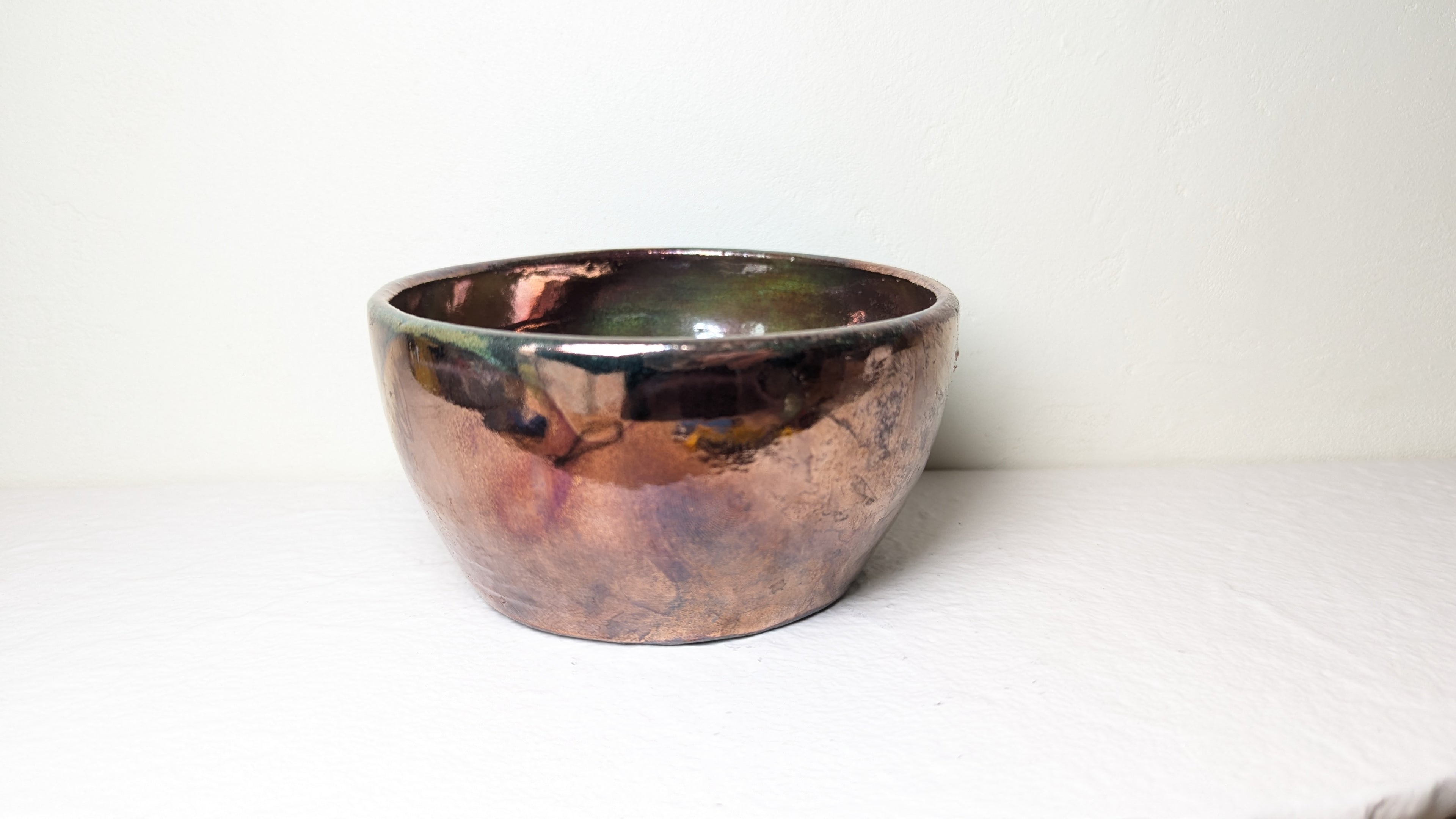 Bol Raku Tout Cuivré !