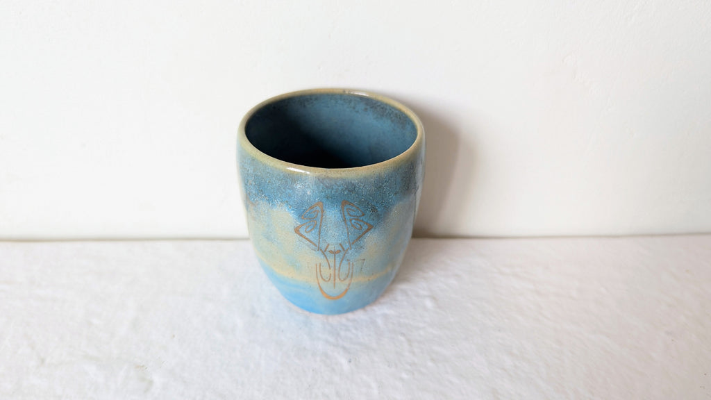 Tasse Espresso motif Or Art Nouveau