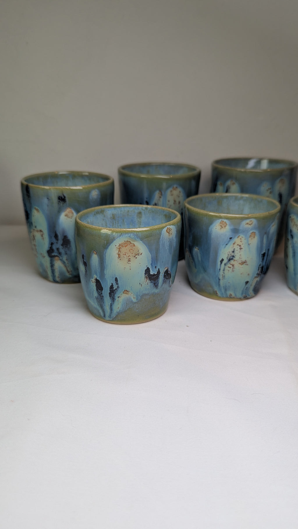Ensemble 6 tasses à café ou thé Aurora