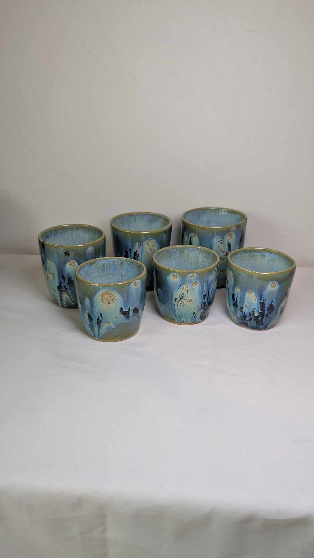Ensemble 6 tasses à café ou thé Aurora
