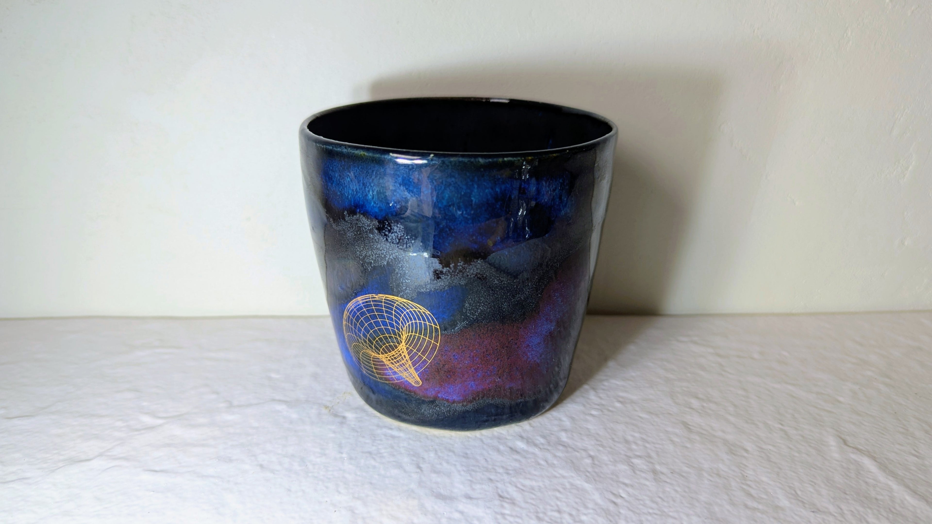 Grande tasse Universe 2 plaqué or