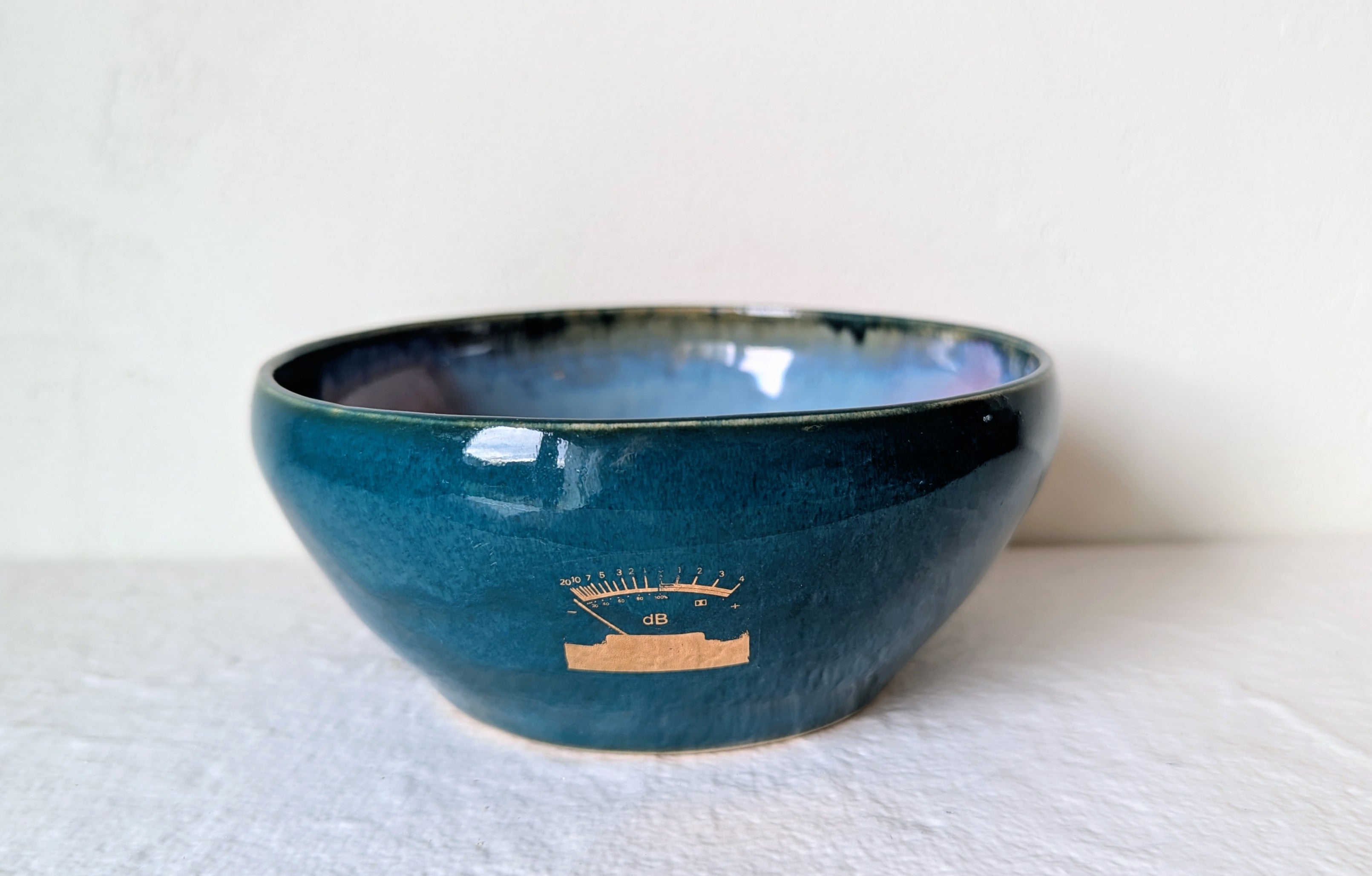 Bol DeeJay plaqué or véritable