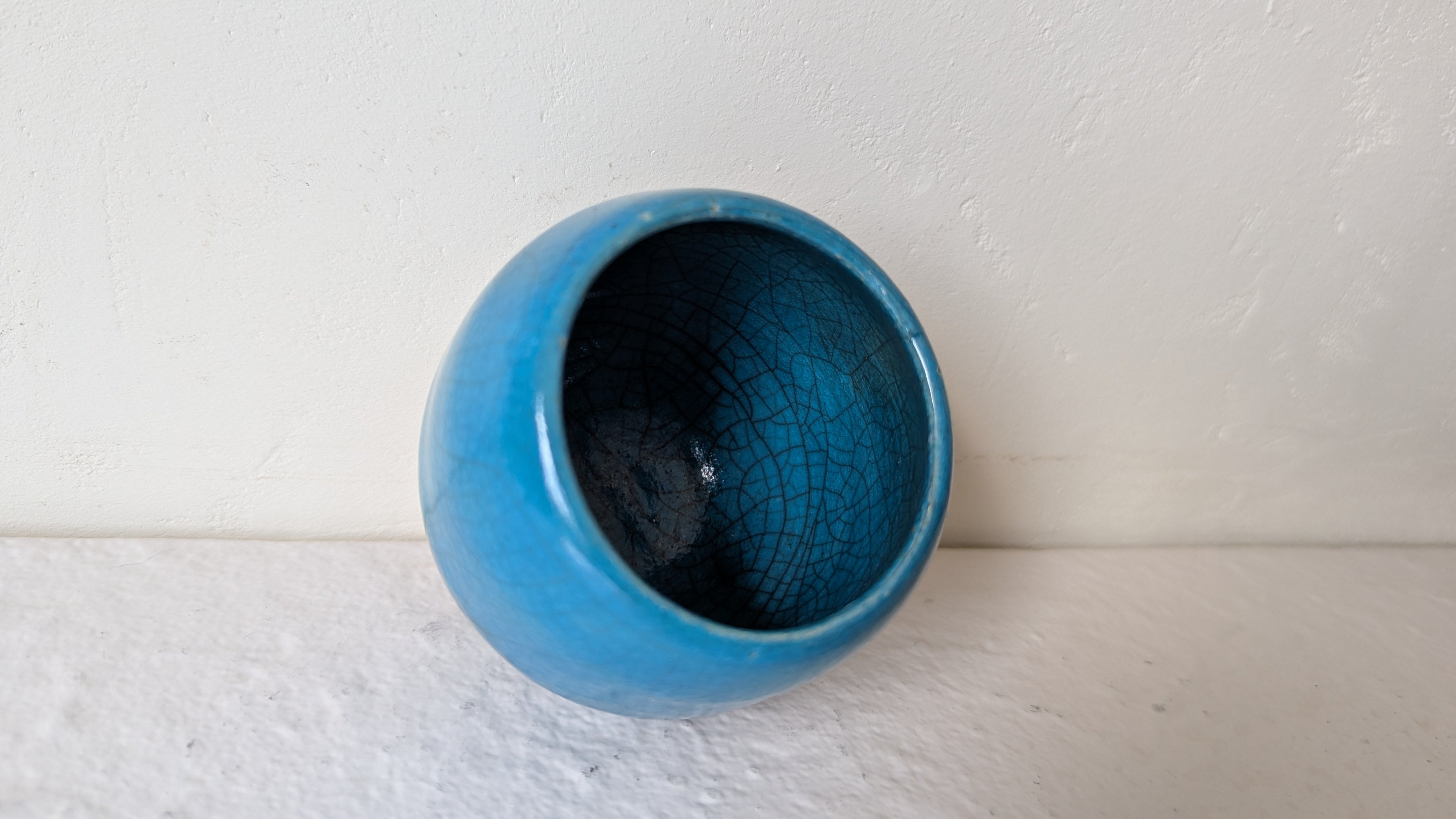 Petit pot Raku Topaze