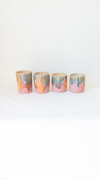Set 4 tasses Bonne Humeur