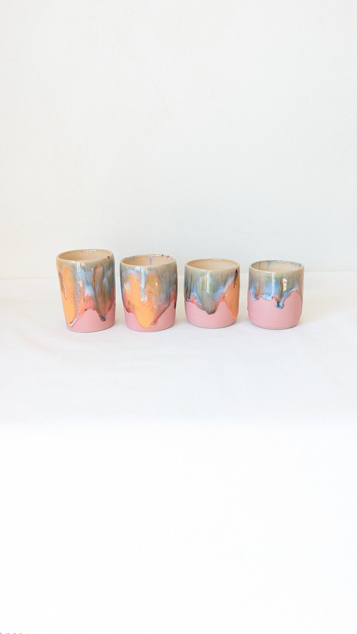 Set 4 tasses Bonne Humeur