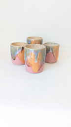 Set 4 tasses Bonne Humeur