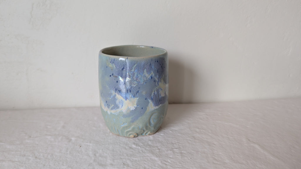 Tasse "Sirène" lustre irisé